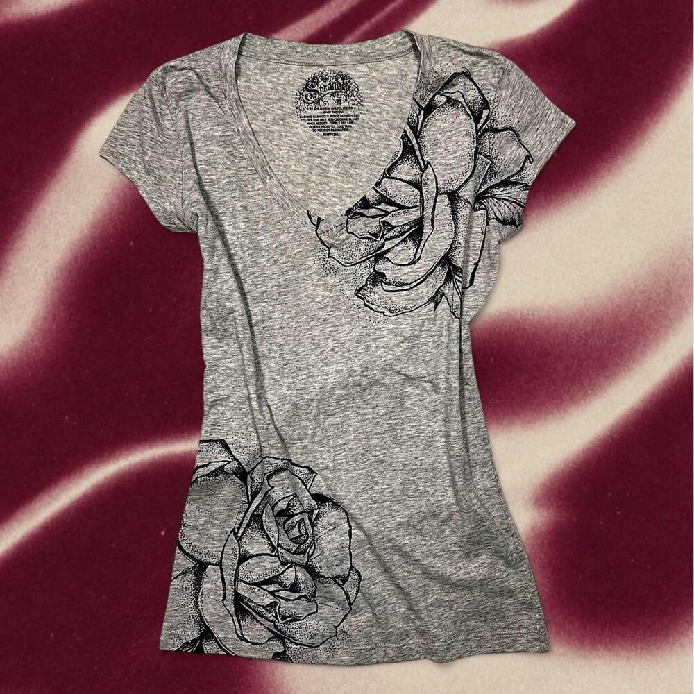 Vintage y2k rose graphic baby